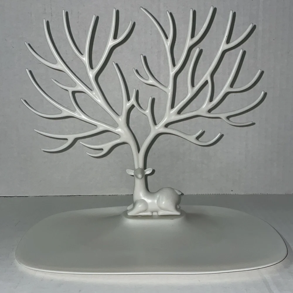 Vermkrey Deer Jewelry Holder / Organizer - White - OS